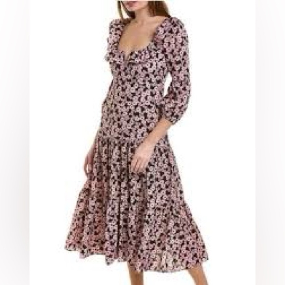 LIKELY floral maxi dress size 6